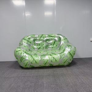 커플을위한 저렴한 PVC 휴대용 풍선 캠핑 소파 베드 및 공기 풍선 소파 소파 - Product Image 5