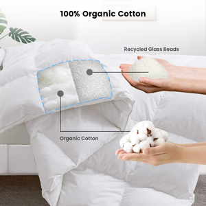 <span class=keywords><strong>Couverture</strong></span> lestée par gravité 100% coton certifiée Oeko-tex 20lbs avec insomnie <span class=keywords><strong>Couverture</strong></span> lestée Anxiété - Product Image 4