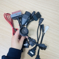 Cable Adaptador de Lector de Códigos OBD1 a OBD2 8 en 1 de Alta Calidad para Diagnóstico de Automóviles, 12V, Compatible con Más de 110 Marcas de Autos