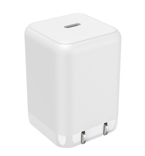 N-AC014 45W PD Fast Wall Charger Single Type-C Port, Wide Voltage PPS 5-21V, Foldable Plug, 100-240V