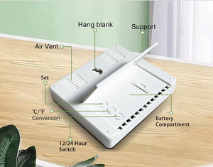 Termómetro electrónico interior de alta precisión habitación de bebé invernadero pantalla digital medidor de temperatura y humedad higrómetro - Product Image 6