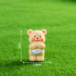 Orso di burro caldo sognatore alla moda decorazioni artigianali in resina graziosi ornamenti per auto fai da te eco-friendly Play per auto - Product Image 6