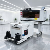Imprimante DTF A3 automatique pour vêtements, t-shirts, tissus, avec têtes Xp600/i3200, machine d'impression 30 cm et secoueur de poudre