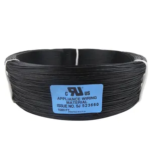 Good insulating properties pvc wire UL1571 16awg 26/0.254TS OD2.1 black white yellow color for cash registers timers