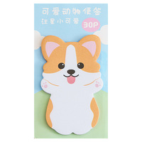 Blocs-notes adhésifs de haute qualité, style dessin animé mignon, pour étudiants et bureaux, autocollants universels pour messages, vente en gros