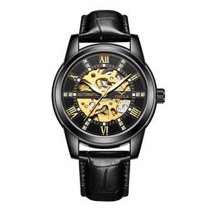 Drioshipping Men's Business <b>Mechanical</b> <b>Watch</b> Waterproof Automatic <b>Watch</b> Men'S Leather Business Men's Night Glow <b>Watch</b> - Product Image 6