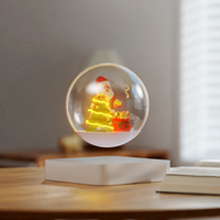 Lámpara Nocturna Magnética de Levitación Aitana con Control Táctil, Hecha a Mano en Plástico, Regalo de Navidad para Niños, Familia, Hogar, Oficina, Escritorio