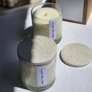 Vela Aromática de Cera de Soya Tropical Pequeña de Marca Privada AIKUN, Vela Perfumada Natural de Lujo en Vaso Transparente de Vidrio Transparente - Product Image 5