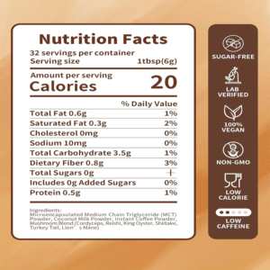 6 in 1 블렌드 개인 라벨 유기농 버섯 커피 가루 인스턴트 온더고 패킷 32 인분 - Product Image 3