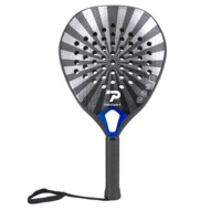 Raquette de paddle-tennis en fibre de carbone 12K de haute qualité, personnalisable en usine, forme diamant, 80 pouces carrées 350g