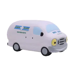 high quality custom design pu foam car shape stress ball small van toys