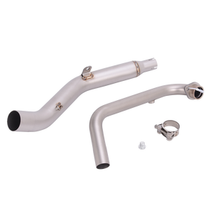 Système d'échappement avant de moto avec capteur O2 pour <span class=keywords><strong>Zontes</strong></span> ZT125 ZT155 <span class=keywords><strong>U</strong></span> U1 G1 GK Z1 Z2 2025 2026 en acier inoxydable - Product Image 2