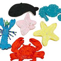 Animaux marins faits à la main coquillages étoile de mer tortue de mer dauphin perlé strass Patch 3D paillettes Applique pour vêtements