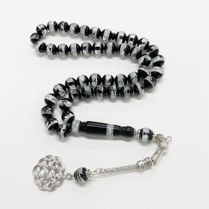 Cuentas de oración musulmana, pulsera de estilo árabe, 45 cuentas de alabanza de resina, Rosario de adoración musulmana, una fusión de fe y arte musulmán Tasbih - Product Image 2