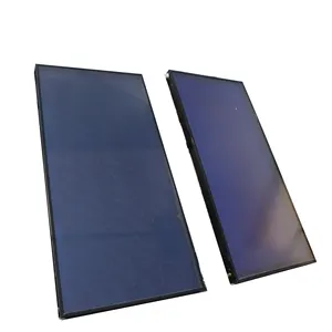 Customized Professional Durable Copper Pipe Solar Thermal Film Blue Or Black Selective Coating Flat Plate Solar Collector