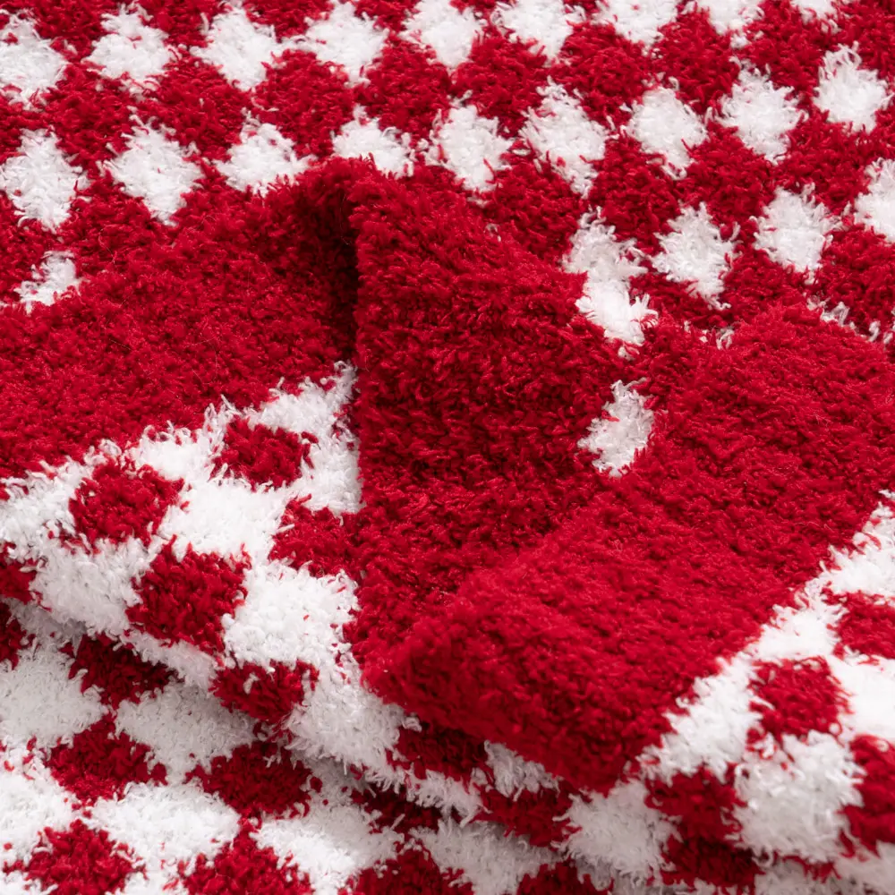 Cobertor de Natal macio com nervuras cobertor quente de malha para sofá Cobertor leve e fofo para sofá cama 50x60 polegadas
