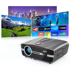 <span class=keywords><strong>Proyector</strong></span> inteligente 4K con logotipo personalizado, Android, WIFI, <span class=keywords><strong>presentaciones</strong></span> de negocios, equipos de cine en casa, proyectores de TV 4K <span class=keywords><strong>para</strong></span> uso doméstico - Product Image 1