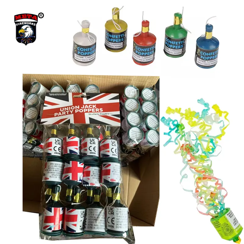 Venta caliente MLT confeti Cannon Festive & Party Supplies Llegada Spray Gifts & Crafts Party Popper Push Pop Confeti para fiesta