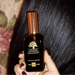 Vegan natural hair serum essence luxury hair long oil vendors hydrating argon shine essential oil serum for dry hair