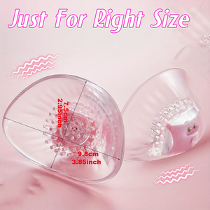 <span class=keywords><strong>Succionador</strong></span> de Pezones Vibrador para <span class=keywords><strong>el</strong></span> Placer Femenino, Vibrador de Pezones con Control Remoto y 10 Modos de Vibración, Juguete Inalámbrico para Pezones - Product Image 2