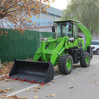 Reliable 4WD Backhoe Loader Mini Tractor Loader Backhoe 4x4 Backhoe Loader for Farm Use