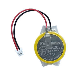 <strong>Panasonic</strong> <strong>CR2032</strong> Coin Lithium Battery Plug with Lead Wire Suitable for PLC Servo Laptop Motherboard - Product Image 1