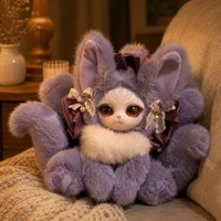 En gros, Série Renard à Neuf Queues Authentique et Authentifiée, Boîte Mystère de Peluches Douces Volume 2, Adorable Petit Jouet en Peluche Personnage Neuf, Cadeau