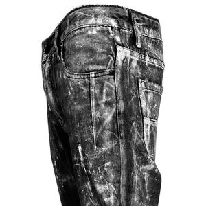 กางเกงยีนส์ทรงบูทคัทคุณภาพสูงแบบใหม่ ทรงสกินนี่ ล้างแบบวินเทจ สำหรับผู้ชาย - Product Image 2