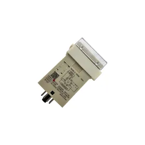 Tiempo de temporizador programable SPDT de ciclo de repetición AC220V, 0,01 s-99h, con interruptor, base de enchufe de relé, carril Din