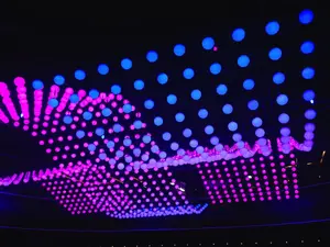 30 см RGB светодиодные подвесные шариковые сферические светильники