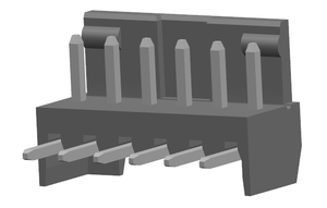 Connecteur à 5 broches au pas de 2.5mm Connecteur de prise LGC PA66 Bon délai d'exécution <span class=keywords><strong>HXH</strong></span> HX25045 - Product Image 4