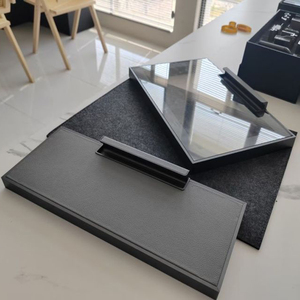 מטבח אלומיניום בלתי נראה פרופיל ארון בגדים סמויה דלת ארון בגדים מוסתר - Product Image 4