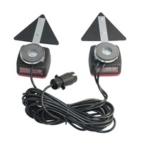 Kit de réflecteurs de lampe de remorque 12/24v, feux de remorque arrière, connecteurs automatiques