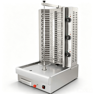 Ensemble d'équipement de barbecue automatique, machine à brochettes, gril <span class=keywords><strong>et</strong></span> remplisseur de sauce, commercial pour kebab - Product Image 2