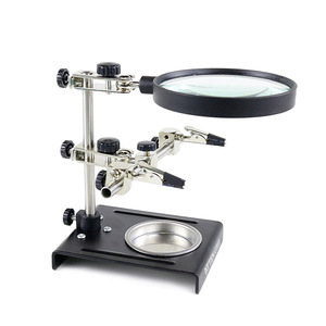 Soporte de lupa Antaixin FT-90A, herramienta de reparación de metal para soldar teléfonos móviles y reparar placas de circuitos - Product Image 1