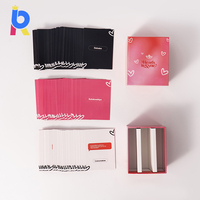 Cartes à jouer personnalisées en papier d'art pour ensemble avec emballage et logo uniques comprenant des cartes Flash d'affirmation pour le jeu