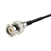 Cable BNC macho a macho de 50ohm Cable de extensión negro RG174 con señales de video