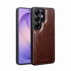 Funda para Teléfono <span class=keywords><strong>Samsung</strong></span> S26Ultra/ S25Ultra HD, Funda de Cuero Hecha <span class=keywords><strong>a</strong></span> Mano, Magnética, Resistente <span class=keywords><strong>a</strong></span> Golpes, Estilo Retro de Negocios - Product Image 1