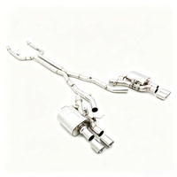 Système d'échappement Catback en acier inoxydable DZ pour Série 6 F06 F12 F13, tuyaux polis miroir pour 640/650