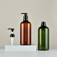Nouveau Design 1000ml Transparent Thé Couleur Bouteille En Plastique 750ml Détergent À Lessive Bain Shampooing Bouteille PET Wash Care Lotion Bouteille