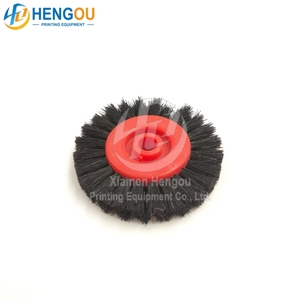 10 pcs high quality 60x8x10mm 66.891.005 Feeder Brush Wheel (<b>Black</b>/<b>Board</b>) for K/S/M/SB Offset Printing Machine Spare Parts - Product Image 2