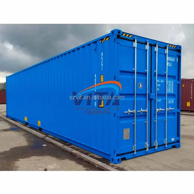Profesyonel nakliye konteynerleri yeni kullanılan 40GP özelleştirilmiş kargo depolama nakliye konteynerleri mevcut