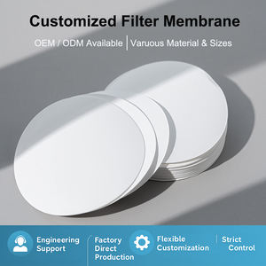 แผ่นกรองเมมเบรน MCE ขนาด 25 มม. 0.22 ไมครอน สำหรับการวิเคราะห์จุลินทรีย์ ผลิตจากโรงงานที่ได้รับการรับรองมาตรฐาน ISO - Product Image 1