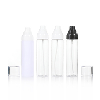 Bouteille de pulvérisation de brume fine pour le visage 15ml 30ml 50ml AS bouteille en plastique de pulvérisation de brouillard vide cosmétique en plastique