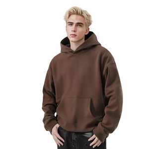 Sweat-shirt à capuche zippé personnalisé en coton 100% de 450 grammes avec poche épaule tombante, coupe ample, impression numérique haute densité - Product Image 5