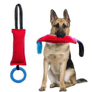Coussin en tissu durable et résistant aux déchirures D03 pour l'entraînement des chiens, jouet interactif à mordre et à mâcher pour les races Berger allemand et Malinois - Product Image 1