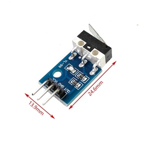 สวิตช์ผลกระทบรถเฮลิคอปเตอร์ชนชนเซ็นเซอร์โมดูลหุ่นยนต์สําหรับ <span class=keywords><strong>Arduino</strong></span> โดยไม่ต้องสาย DuPont - Product Image 3