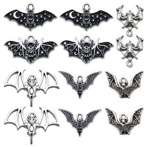 Halloween Chauve-Souris Bijoux DIY Pendentif Bracelet Boucles D'oreilles Collier Accessoires En Gros - Product Image 5