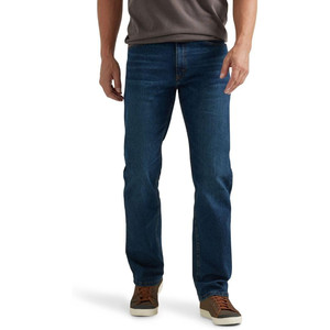 Pantalones Vaqueros de Mezclilla Rectos para Hombre, Corte Regular, Cintura Elástica Cómoda, Marca Wrangler Authentics - Product Image 6