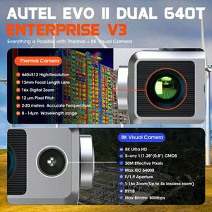 Autel Robotics EVO II Dual 640T Enterprise V3 Comercial, Cámara de Imagen Térmica GPS, Dron UAV Quadcopter de Plástico - Product Image 3